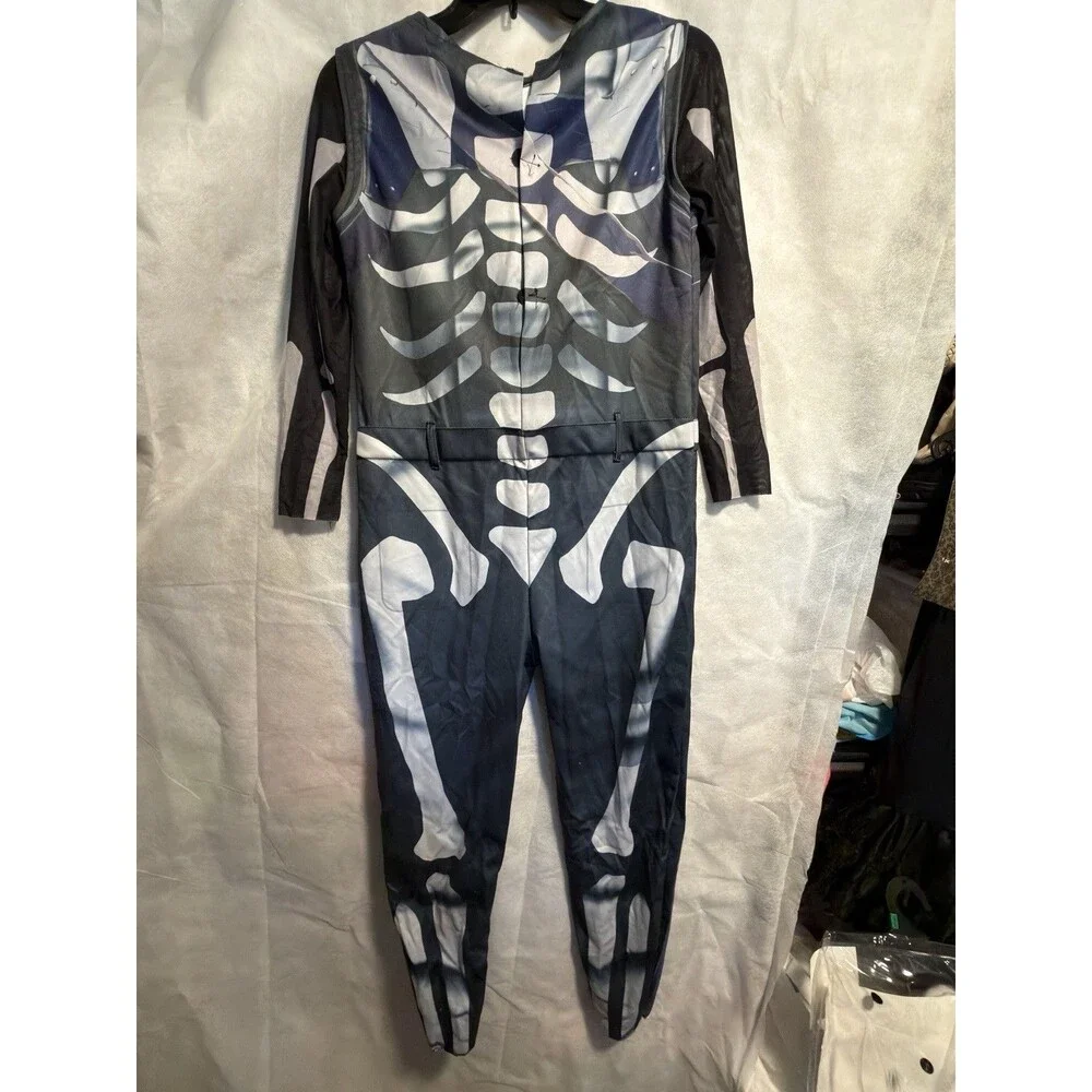 Spirit Halloween Fortnite Skull Trooper Youth Costume Complete Outfit, L 12-14